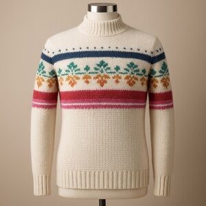 ❄️ American Eagle 🦅 | Jegging Sweater Fair Isle Wool/mohair Small